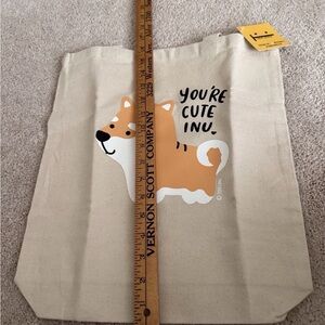 Cute Inu Canvas Tote Bag